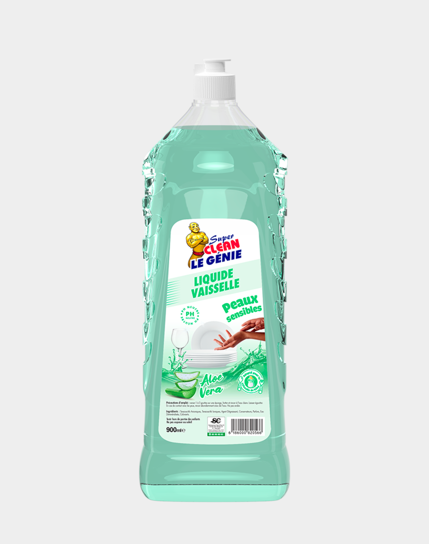 Liquide vaisselle peaux sensible Aloe Vera -900ml