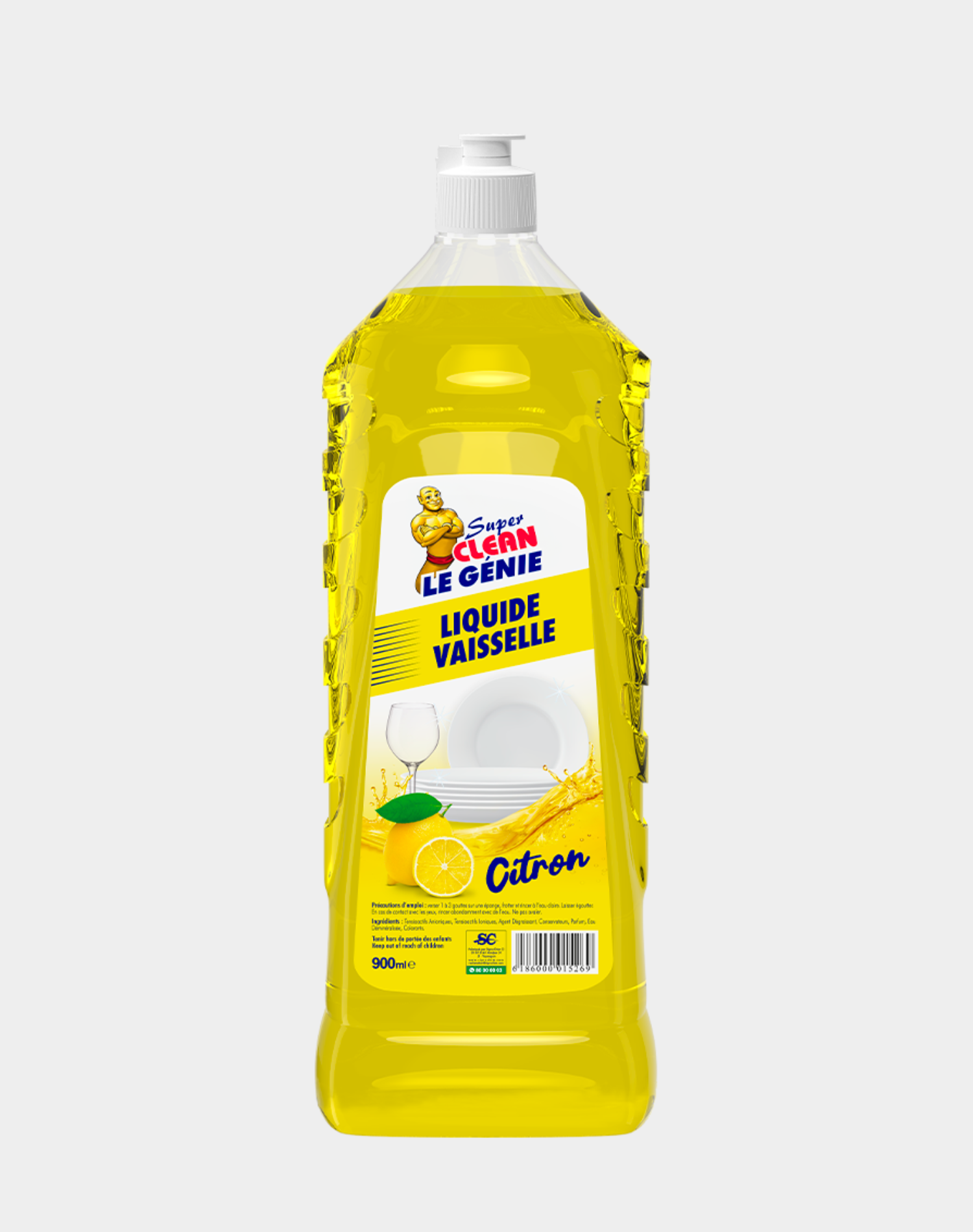 Liquide vaisselle Citron -900ml